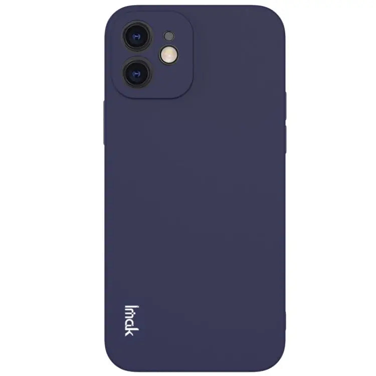 IMAK UC-2 Series Shockproof Full Coverage Soft TPU Case - For iPhone 12 / Blue - Apple Accessories