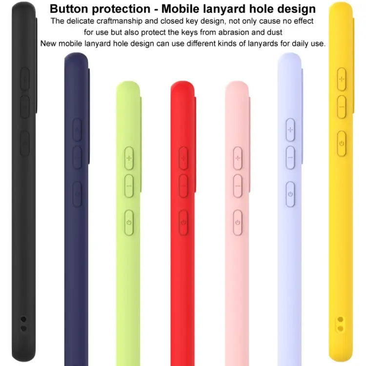 IMAK UC-2 Series Shockproof Full Coverage Soft TPU Case - For iPhone 12 / Blue - Apple Accessories