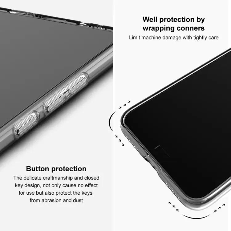 IMAK UX-5 Series Transparent TPU Phone Case - Apple Accessories