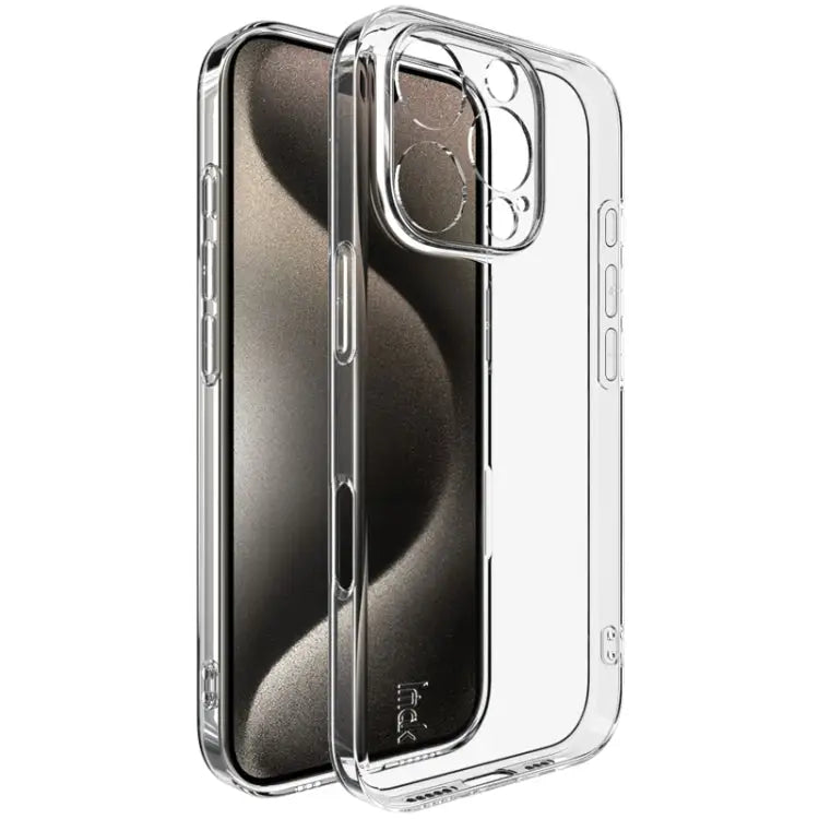 IMAK UX-5 Series Transparent TPU Phone Case - For iPhone 16 Pro - Apple Accessories