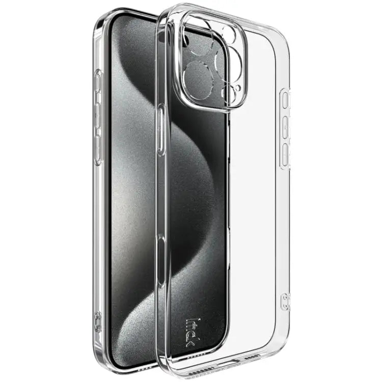 IMAK UX-5 Series Transparent TPU Phone Case - For iPhone 16 Pro Max - Apple Accessories