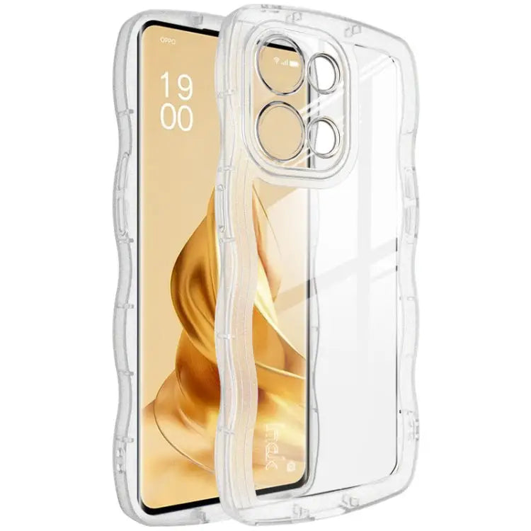 IMAK UX-8 Series Transparent Shockproof TPU Phone Case - For OPPO Reno9 5G / Reno9 Pro 5G / Transparent - Xiaomi