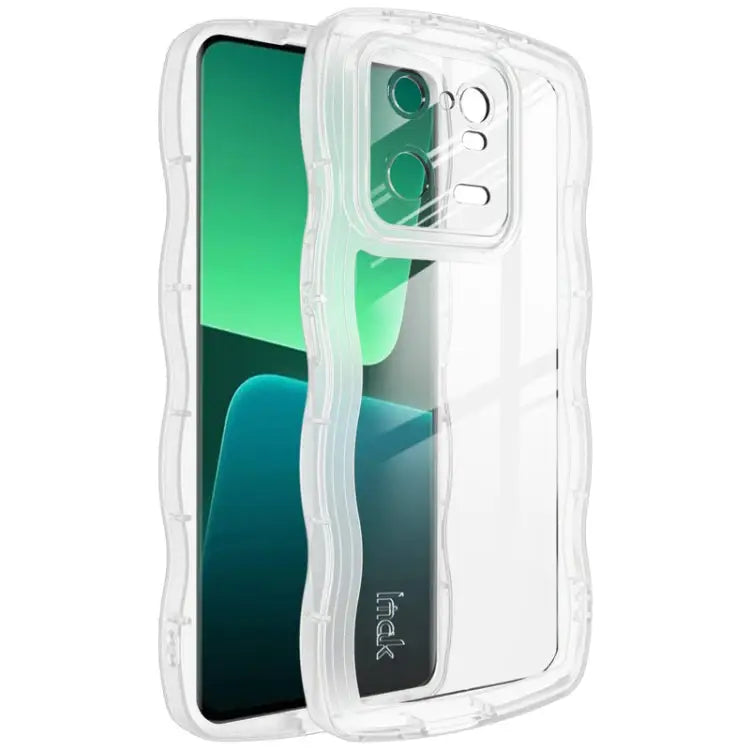 IMAK UX-8 Series Transparent Shockproof TPU Phone Case - For Xiaomi 13 Pro 5G / Transparent - Xiaomi Accessories