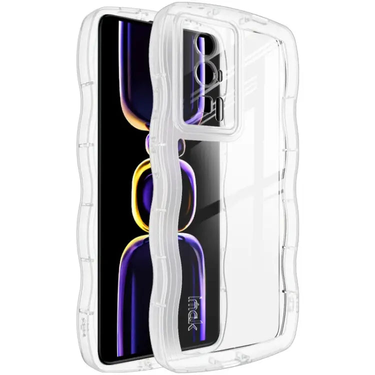 IMAK UX-8 Series Transparent Shockproof TPU Phone Case - For Xiaomi Redmi K60 5G / K60 Pro 5G / Poco F5 Pro 5G