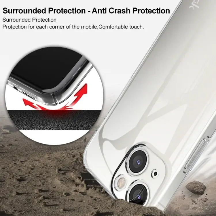 IMAK Wing II Wear-resisting Crystal Phone Case For iPhone 13 For iPhone 13 mini For iPhone 13 Pro For iPhone 13 Pro Max