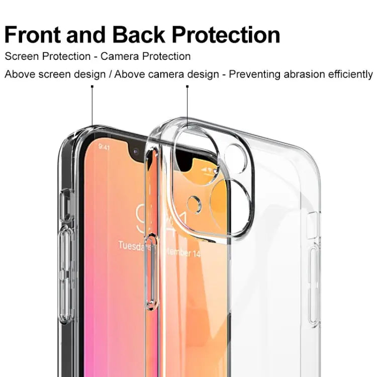 IMAK Wing II Wear-resisting Crystal Phone Case For iPhone 13 For iPhone 13 mini For iPhone 13 Pro For iPhone 13 Pro Max