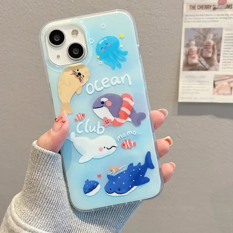 IMD Cute Animal Pattern Phone Case For iPhone 11 Pro Max For iPhone 11 Pro For iPhone 11