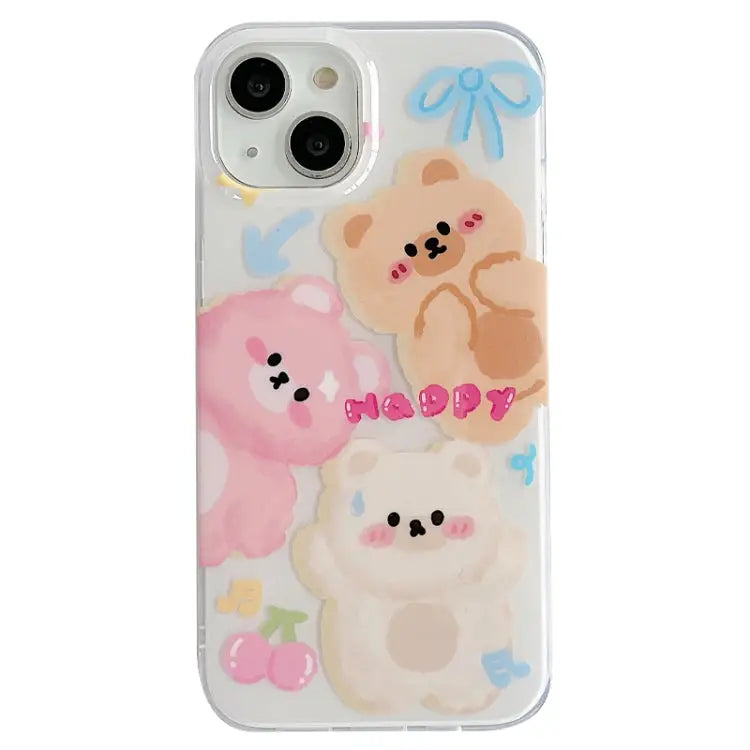 IMD Cute Animal Pattern Phone Case For iPhone 14 Pro Max For iPhone 14 Pro For iPhone 14 For iPhone 13 Pro Max