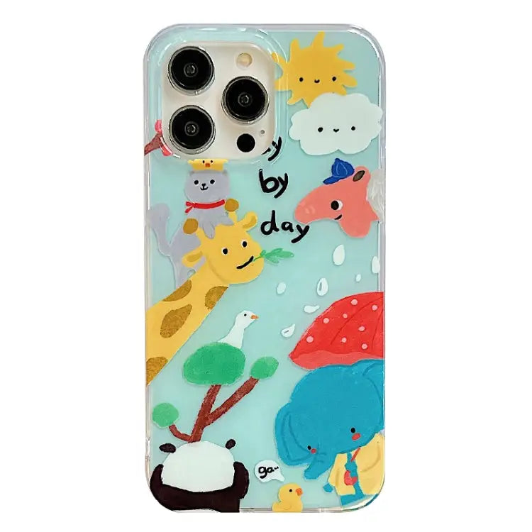 IMD Cute Animal Pattern Phone Case For iPhone 14 Pro Max For iPhone 14 Pro For iPhone 14 For iPhone 13 Pro Max