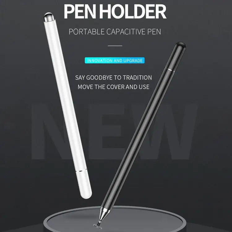 Imitation Porcelain 2 in 1 Mobile Phone Touch Screen Capacitive Pen for Apple / Huawei / Xiaomi / Samsung - Apple