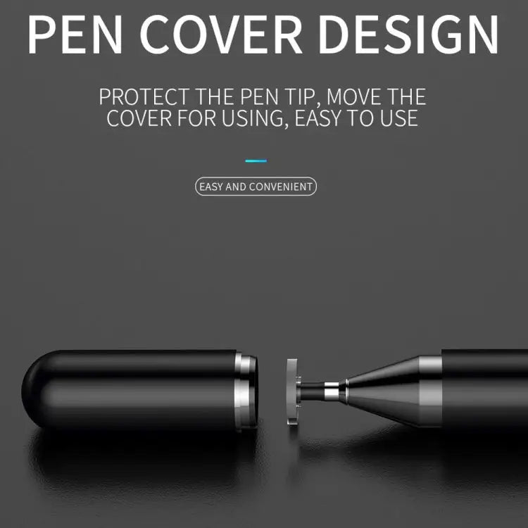 Imitation Porcelain 2 in 1 Mobile Phone Touch Screen Capacitive Pen for Apple / Huawei / Xiaomi / Samsung - Apple