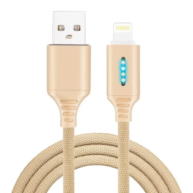 Intelligent automatic Power off charging Line for Zinc Alloy for luminous data Line of Apple running Lamp - glod