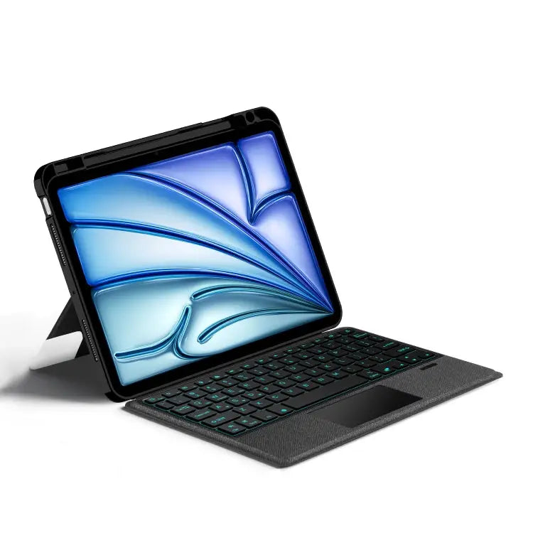 Intelligent Detachable Touch Bluetooth Keyboard Leather Tablet Case with Backlight/Pen Slot For iPad Pro 13 2024