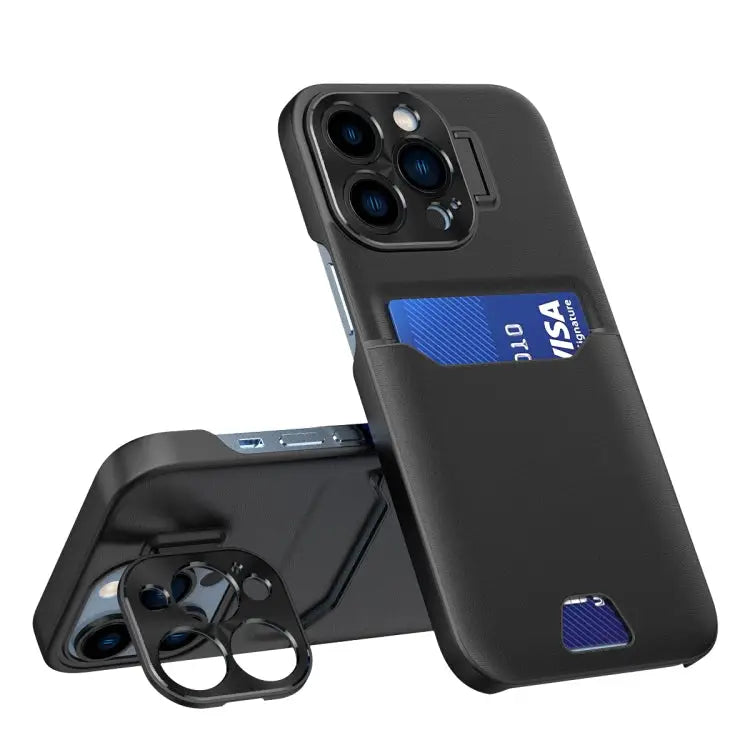 Invisible Holder Phone Case - For iPhone 14 Pro Max / Black