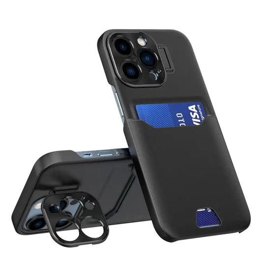 Invisible Holder Phone Case - For iPhone 14 Pro Max / Black