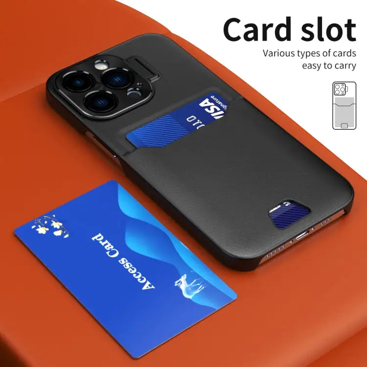 Invisible Holder Phone Case - For iPhone 14 Pro Max / Black