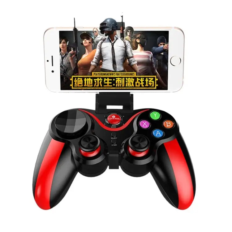 IOS Android Game Handle Bluetooth Direct Connection Handle PC TV Game Handle 013 Blue 013 Red - 013 Red