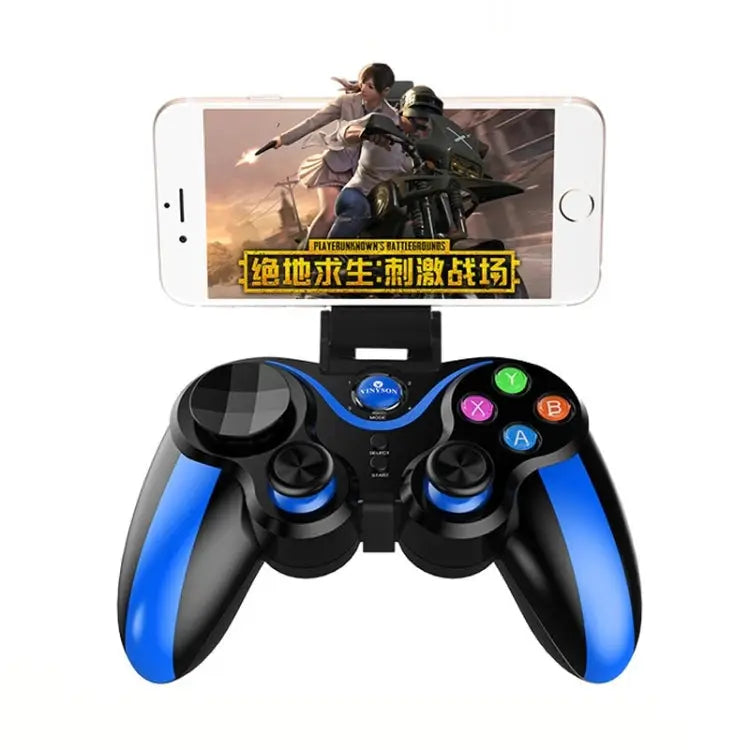 IOS Android Game Handle Bluetooth Direct Connection Handle PC TV Game Handle 013 Blue 013 Red - 013 Blue