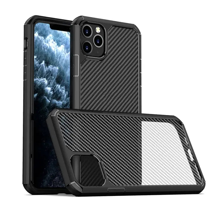 iPAKY Pioneer Series Carbon Fiber Texture Shockproof TPU + PC Case For iPhone SE 2022 / SE 2020 / 8 / 7 For iPhone 8