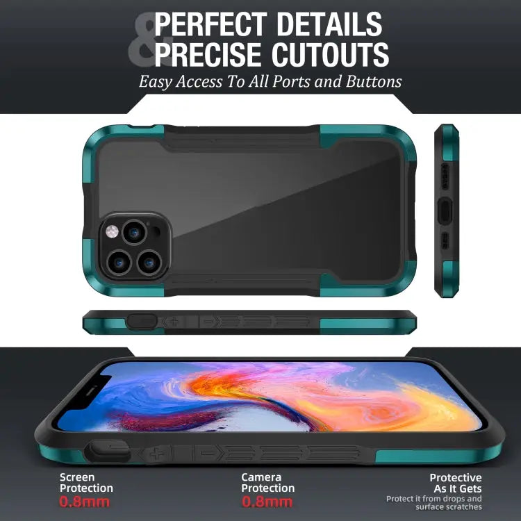 iPAKY Thunder Series Aluminum alloy Shockproof Protective Case For iPhone 12 Mini - Apple Accessories