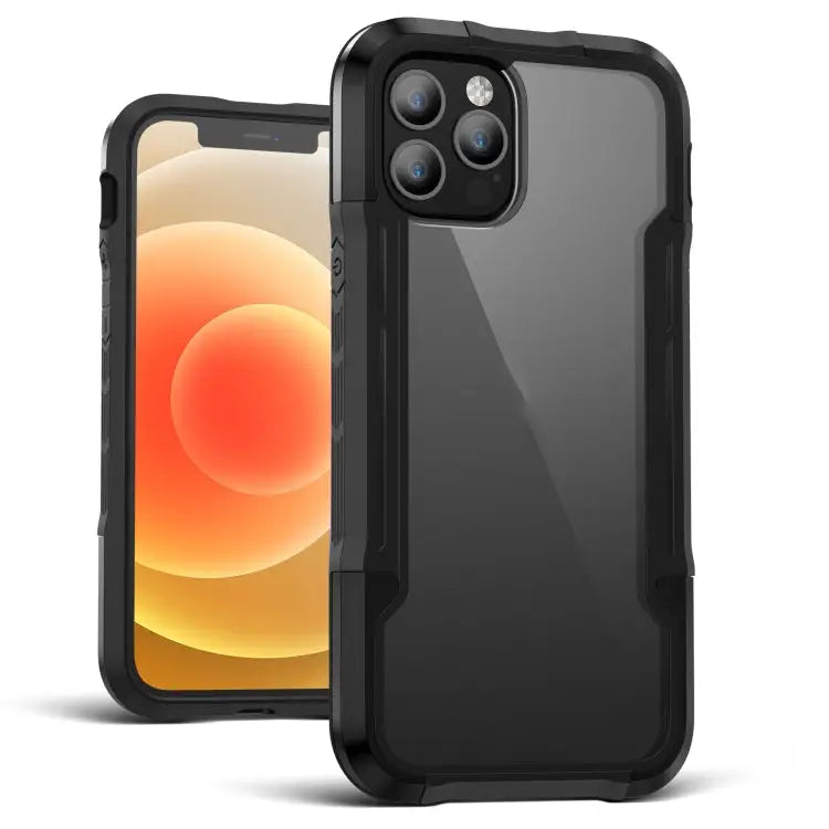 iPAKY Thunder Series Aluminum alloy Shockproof Protective Case For iPhone 12 Mini - For iPhone 12 Mini / Black - Apple