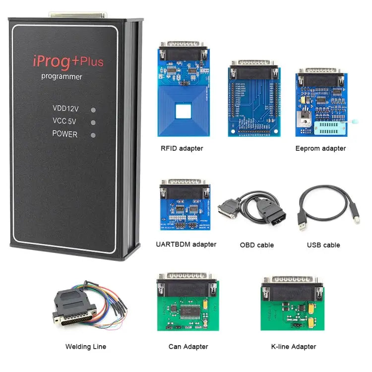 IPROG+ Plus 777 Car Programmer Support IMMO + Mileage Correction + Airbag Reset Tool Car Programmer - Car Programmer