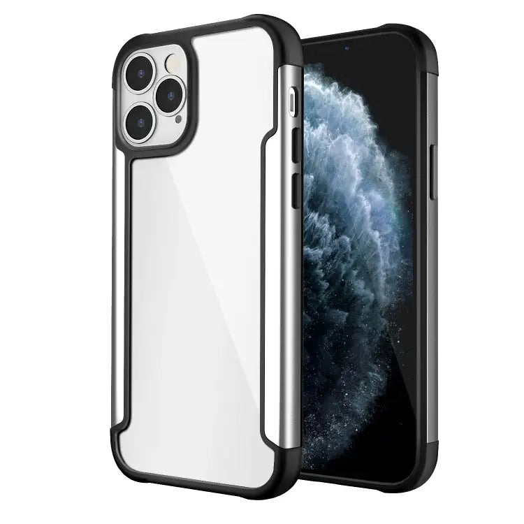 Iron Man Series Metal PC + TPU Protective Case For iPhone 12 mini For iPhone 12 / 12 Pro For iPhone 12 Pro Max