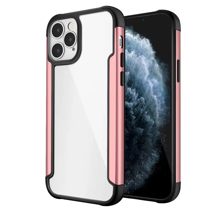 Iron Man Series Metal PC + TPU Protective Case For iPhone 12 mini For iPhone 12 / 12 Pro For iPhone 12 Pro Max