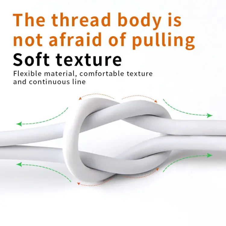 IVON CA19 2.4A USB to 8 Pin Fast Charge Data Cable for iPhone iPad Length: 1m