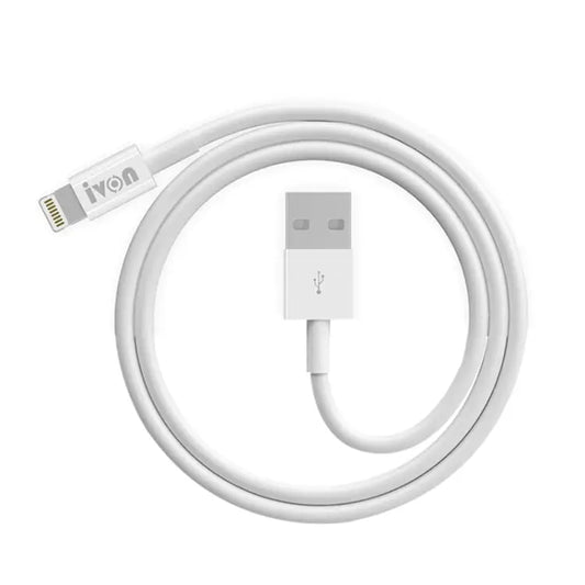 IVON CA70 8 Pin Fast Charging Data Cable Length: 1m - 8 Pin, Length: 1m