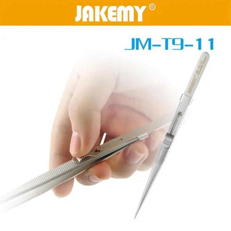 JAKEMY JM-T9-11 Adjustable Straight Tweezers - JM-T9-11