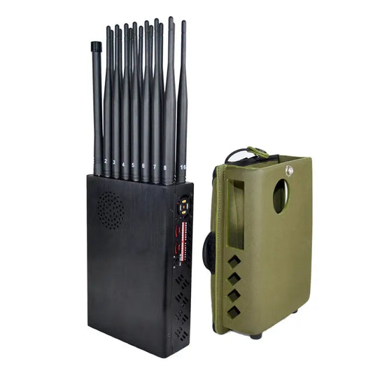 JAX-121A-16 5G/2G/3G/4G/WIFI/GPS/LOJACK 16 Antennas Mobile Signal Jammer - JAX-121A-16