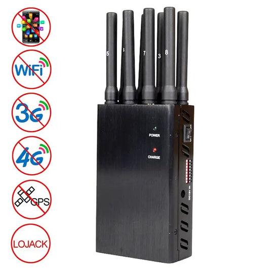JAX-121A-8 GSM / DCS / WiFi / 3G / 4G / GPS / LOJACK Mobile Phone Signal Isolator Coverage: 20 meters - GSM / DCS