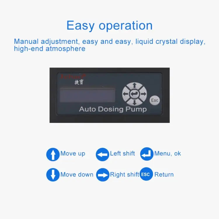 Jebao DP-2 4W Auto Dosing Pump Peristalsis Pump 2-Channel Dosing Aquarium Tank Coral Reef Automatic Feeder Liquid