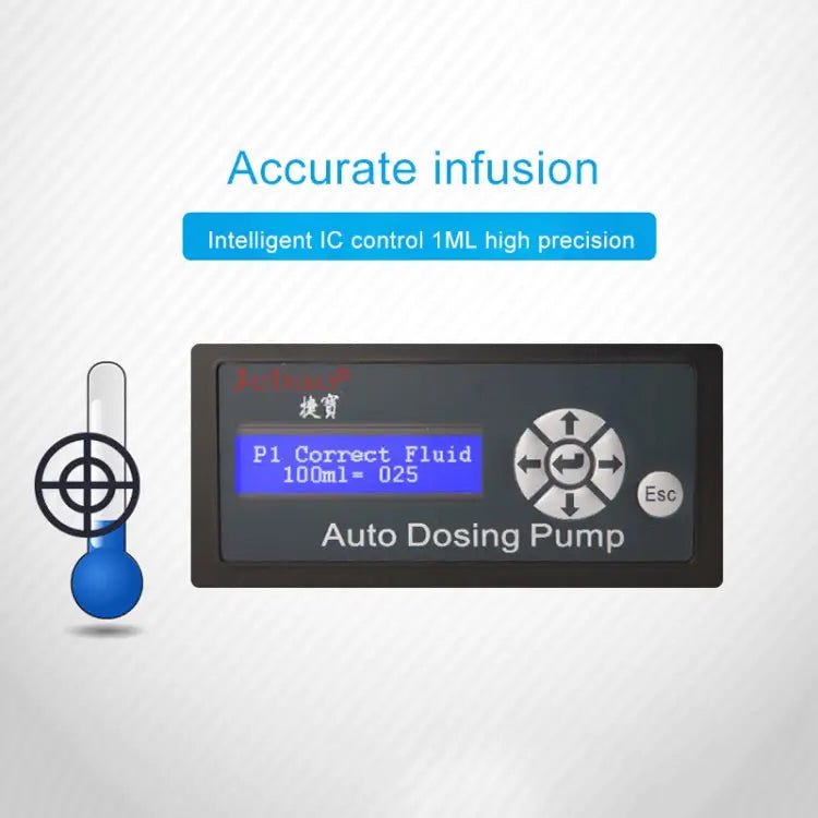 Jebao DP-2 4W Auto Dosing Pump Peristalsis Pump 2-Channel Dosing Aquarium Tank Coral Reef Automatic Feeder Liquid