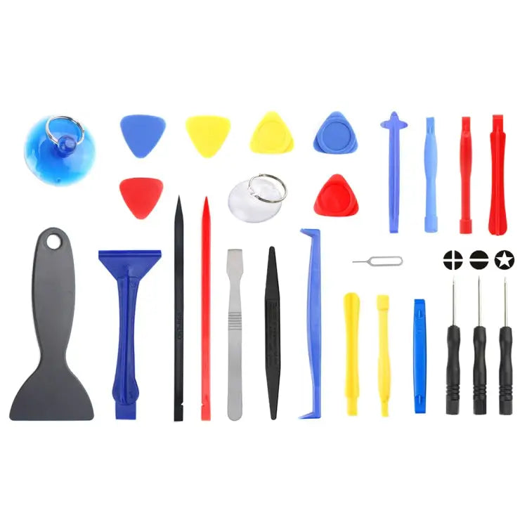 JF-8141 26 in 1 Metal + Plastic Crowbar Spudger Repairing Disassemble Tool Kit - JF-8141