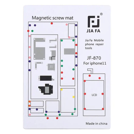 JIAFA JF-870 Magnetic Pad Screw Board for iPhone 11 - For 11