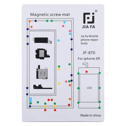 JIAFA JF-870 Magnetic Pad Screw Board for iPhone XR - For iPhone XR