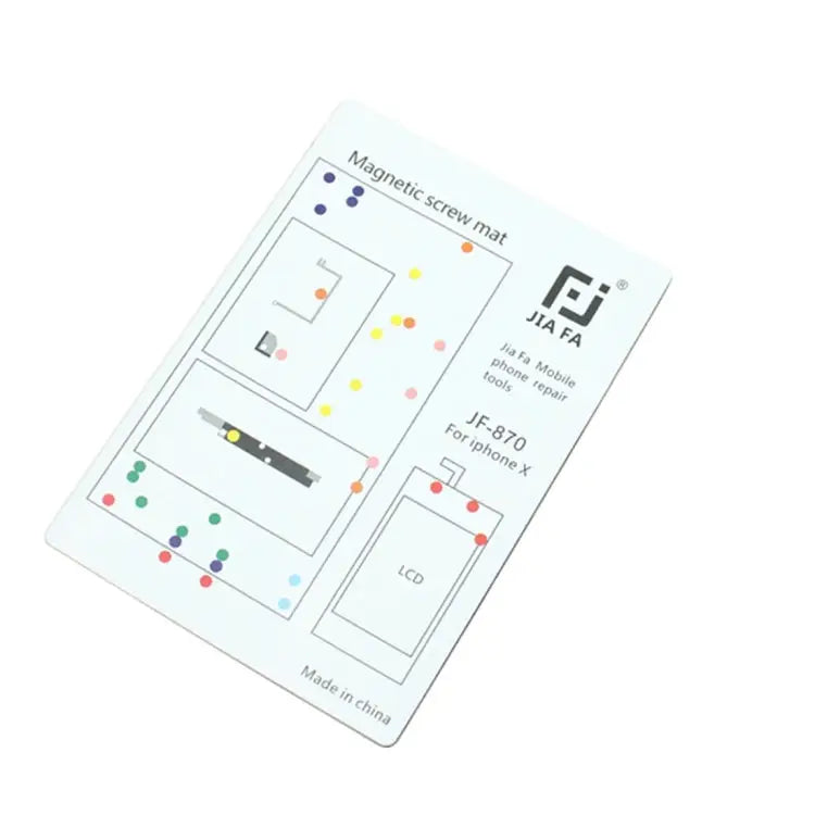 JIAFA Magnetic Screws Mat for iPhone X - For X