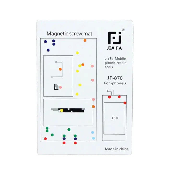 JIAFA Magnetic Screws Mat for iPhone X - For X