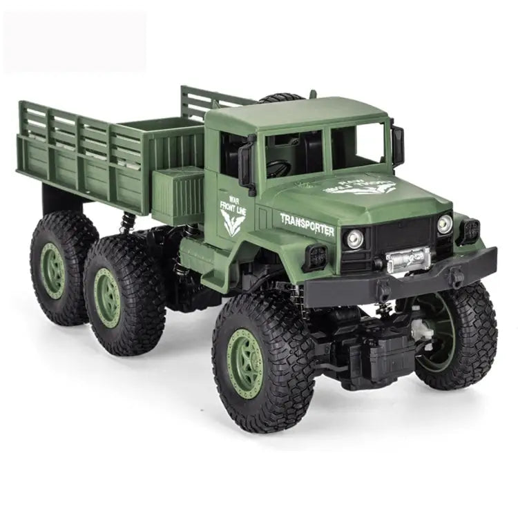 JJR/C 1:18 2.4Ghz 4 Channel Remote Control Dongfeng 8 Six-wheeled Armor Truck Vehicle Toy Dongfeng 8 (Green) Dongfeng 8