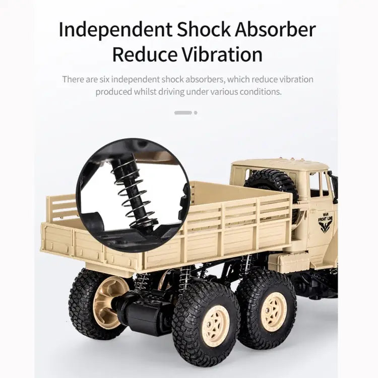 JJR/C 1:18 2.4Ghz 4 Channel Remote Control Dongfeng 8 Six-wheeled Armor Truck Vehicle Toy Dongfeng 8 (Green) Dongfeng 8