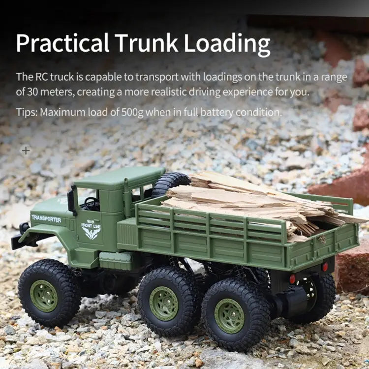 JJR/C 1:18 2.4Ghz 4 Channel Remote Control Dongfeng 8 Six-wheeled Armor Truck Vehicle Toy Dongfeng 8 (Green) Dongfeng 8