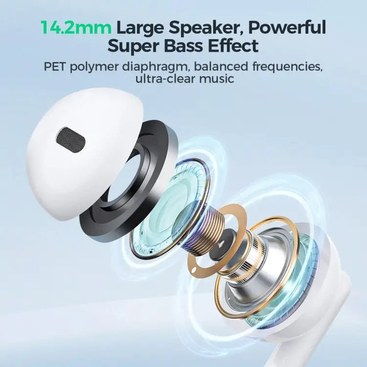 JOYROOM JR-EW01 3.5mm Half In-Ear Wired Earphone Length: 1.2m JR-EW01 - JR-EW01