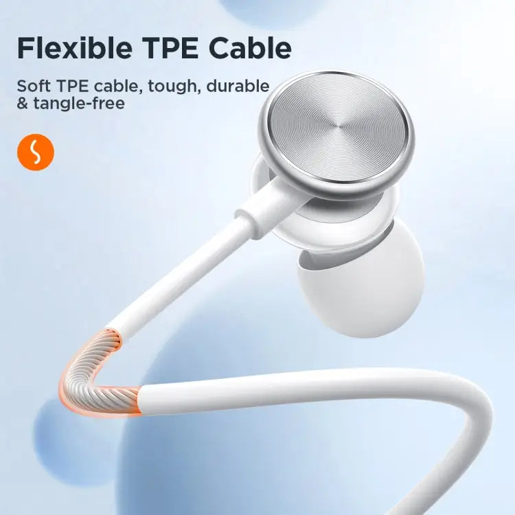 JOYROOM JR-EW03 3.5mm In-Ear Metal Wired Earphone Length: 1.2m