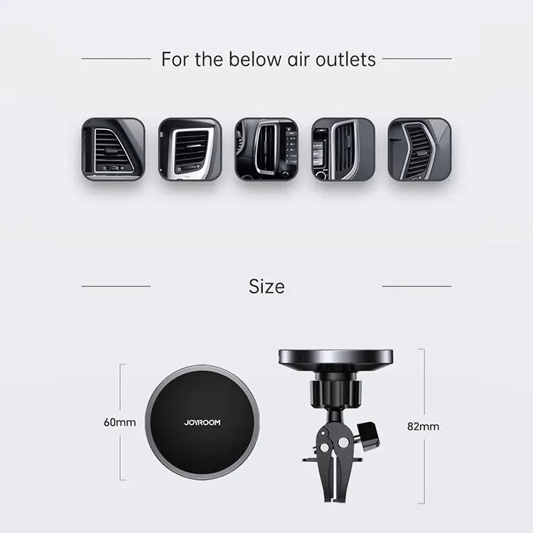 JOYROOM JR-ZS240 15W Max Car Magnetic Wireless Charge Holder - JR-ZS240