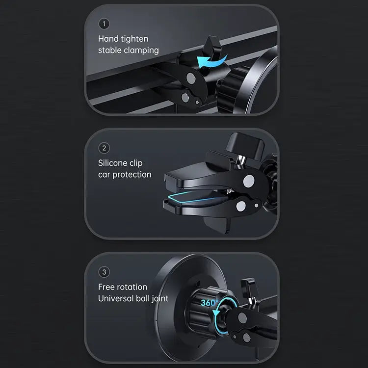 JOYROOM JR-ZS240 15W Max Car Magnetic Wireless Charge Holder - JR-ZS240