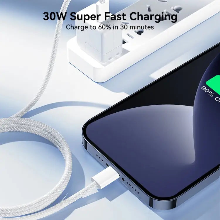 JOYROOM S-A45 30W USB-C / Type-C to 8 Pin Fast Charge Data Cable Length: 1m Type-C to 8 Pin - Type-C to 8 Pin - Apple