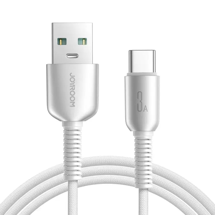 JOYROOM S-A51 Cutting-Edge Series 3A Fast Charging Data Cable Length: 1.2m USB-A to Type-C Cable USB-A to 8 Pin Cable