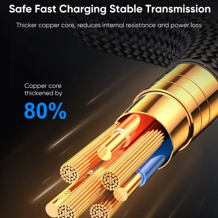 JOYROOM S-CL020A16 20W USB-C / Type-C to 8 Pin Digital Display Fast Charging Data Cable Type-C to 8 Pin - Type-C to 8